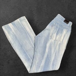 Vintage Levi's Silver Tab Jeans Women's Juniors 5M Flared Light Blue‎ Denim USA